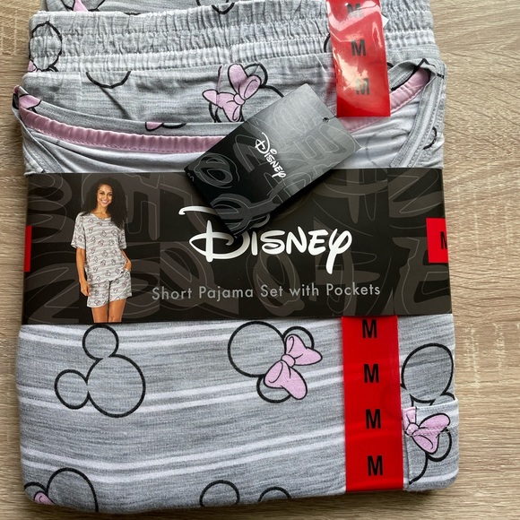 Disney Intimates & Sleepwear New Costco M Shirt Shorts Soft Pajama